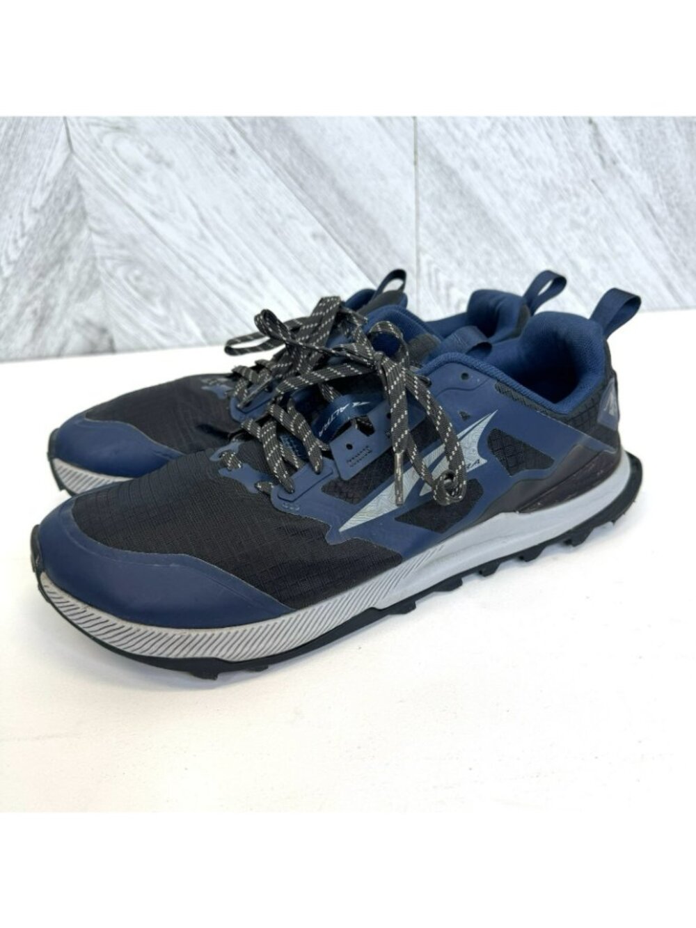 Altra Lone Peak 8 Trail Running Shoes Mens Size US 11 Navy Blue Black - Picture 4 of 9